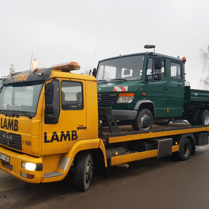 Kravas busu auto evakuācija