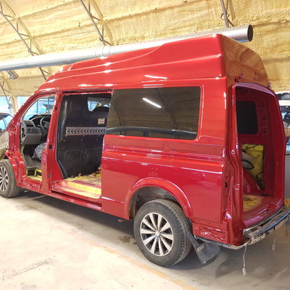 VW T5 krāsošana