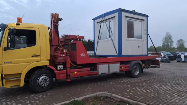 Moduļu māju piegāde