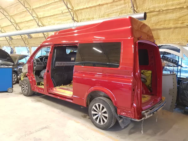 VW T5 krāsošana